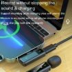 H63 Wireless Lavalier Microphone Dual Mic 8 Pin Noise Canceling Device - 8