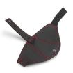 Racing Car Seat Safety Belt Buckle Limiter Guard - Leather Red Line - 4