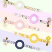 Luminous Green Silicone AirTag Pet Collar with Bell & Daisy Cover - 2