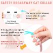 AirTag Tracker Silicone Cover Daisy Pet Collar with Bell (Pink) - 5