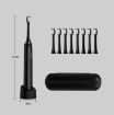 Sarmocare S100 Sonic Electric Toothbrush, 8 Heads, Waterproof, Purple - 3