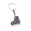Diamond Dripping Glue Piano Metal Keychain Pendant - Elegant Accessory - 1