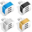 3-Port USB 2.0 Hub Expander - Gold - 2