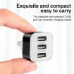 3-Port USB 2.0 Hub Expander - Black - 6