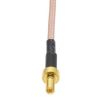 50cm F Male to CRC9 Male Coaxial RF Cable RG316 Jumper  - 2