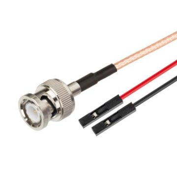 BNC Male to Dual DuPont Female RG316 RF Test Cable Adapter 0.3m - 1