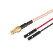 SMB Male to Dual DuPont Female RG316 RF Extension Cable 0.3m Adapter - 1