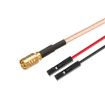 SMB Female to Dual DuPont Female RF Extension Cable 0.3m RG316 Adapter - 1