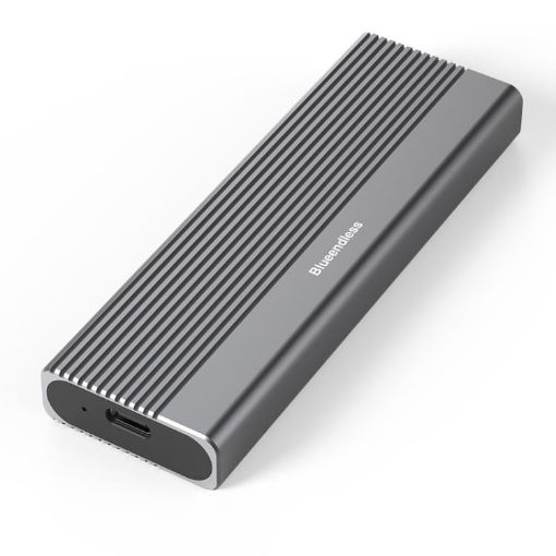 Blueendless 2818SN M.2 NVMe/SATA Dual-Protocol Hard Disk Box + Cable - 1