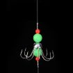 56cm Fluorescent 8-Claw Squid Hook Set for Night Fishing, Boxed - 2