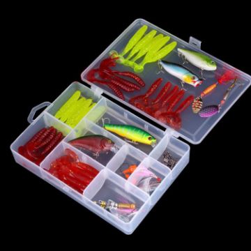 51-in-1 Outdoor Fishing Gear Bionic Luya Sequin Bait Set - 1