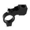 Motorcycle Rear View Mirror Bracket Holder Clamp E-Bike Mount Black - 1