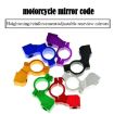 Motorcycle Rear View Mirror Bracket Holder Clamp E-Bike Mount Black - 6