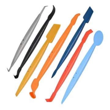 7pcs Car Wrap Tinting Tool Kit with Magnetic Squeegee & Scraper - 1