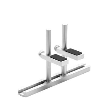 FinalCool Aluminum Alloy Graphics Card Bracket Holder, 8cm, Silver - 1