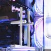 FinalCool Aluminum Graphics Card Bracket Chassis Fan Holder 12cm Silver - 6