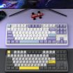 Ajazz AK870 Wireless Bluetooth Mechanical Keyboard RGB Hot Swap Black - 9