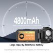 4K WiFi Night Vision Camera Black + Wireless Noise Reduction Microphone - 9