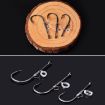 10pcs Crooked Mouth Barbed Sea Fishing Hooks 5/0 Lure Hanging Shrimp - 8