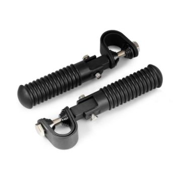 Harley Motorcycle Footpegs Foot Guard Spike Pedals Black Modification - 1