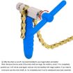 Mountain Bicycle Chain Cutter - Steel Chain Release Tool (Black) - 9