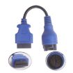 38-pin to OBD16-pin Truck Diagnostic Adapter Cable Connector - 4
