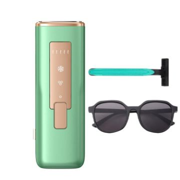 Sapphire Ice Sense Painless Laser Hair Remover - Crystal Green FY-507AL UK Plug - 1