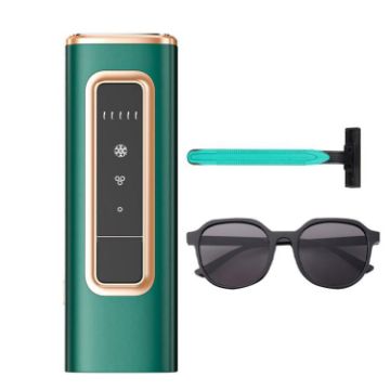 Sapphire Ice Sense Painless Laser Hair Remover, Dark Green FY-509AG UK Plug - 1