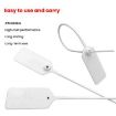 50pcs Anti-theft Shoe Bag Tags - Disposable Plastic Security Seals - 5