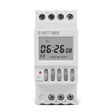 SINOTIMER TM626 2 Channel 220V Weekly Programmable Timer Switch 7 Days - 1