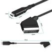 HDMI to SCART Converter for Set-Top Boxes & Game Consoles (Black) - 3