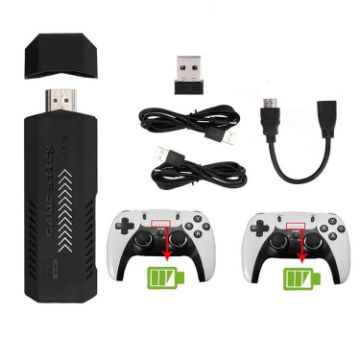 M10 Pro 4K TV Game Player 3D HD Retro Console 64G + Controller - 1
