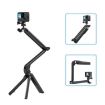 TELESIN Tri-folding Tripod for Sports Camera & Mobile Phone - Black - 1