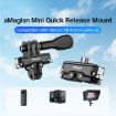 aMagisn Mini Quick Release Mount for Sports Cameras, 1/4" Base & 3-Claw - 2
