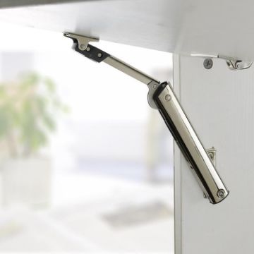 Adjustable Pneumatic Rod for Cabinet Door Upper Flap Support Hinge - 1