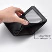 Men's Black Leather Wallet - Multi-Position Card Holder & Mini Purse - 5