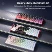 Ajazz ALUX68 MAX RGB Wired Mechanical Keyboard, Gradient Pink - 2