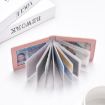 Women's Leather Driver License & Credit Card Holder, 10 Slots, Black - 8