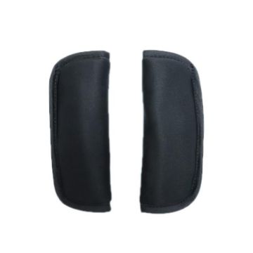 Black Baby Stroller Seat Belt Shoulder Guard - Regular Size - 1