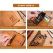 BULL CAPTAIN 050 RFID Anti-theft Wallet with Coin Purse (Coffee) - 8