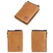 BULL CAPTAIN 050 RFID Anti-theft Wallet with Coin Purse - Yellow Brown - 4