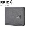 BULL CAPTAIN 07 RFID Anti-theft Cowhide Wallet, Multiple Card Slots, Gray - 1