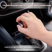 Universal Car Gearshift Cover, T-type Beige Brown Interior Accessory - 7
