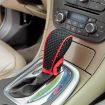 Universal Car Gearshift Cover - Automatic Transmission Black Red - 1