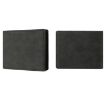 DEABOLAR Men's Brown Leather Short Wallet with Zipper and Card Slots - 3