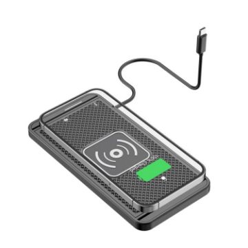 Cuttable Car Wireless Charger Fast Charging Pad - Type-C, 0.3m Short Line - 1
