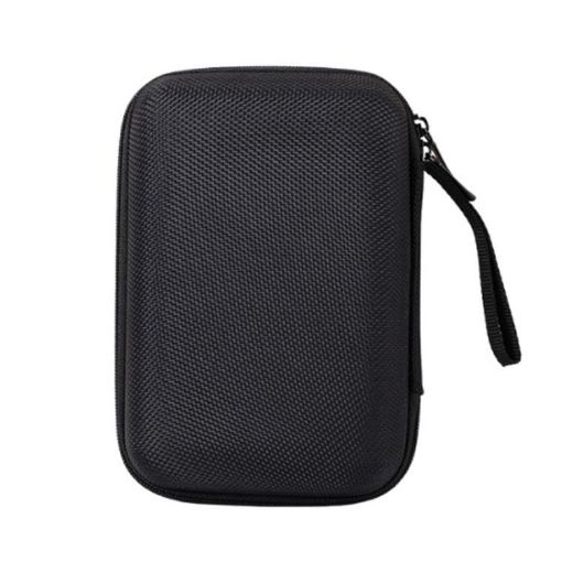 Black EVA Hard Disk Bag - Drop-proof Mobile Power Storage Case - 1