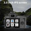D5 HD WiFi Digital Camera 64MP Dual Lens Night Vision DV + Macro Lens - 6