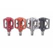 RACEWORK RK213 Orange Mountain Bike SPD + Flat Dual-purpose Pedal Pair - 2