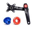 ZTTO M20 Blue Aluminum Alloy Crank Cover Screws, 2pcs for Mountain Bike - 2